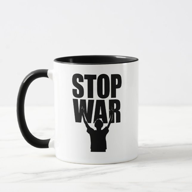Mug Arrêtez la guerre, la paix (Gauche)