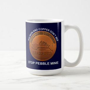 Mug Arrêtez la mine de galets - Pebble Mine Penny