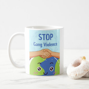 Mug Arrêtez la poignée de main de la violence des gang