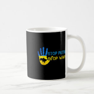 Mug Arrêtez Poutine Arrêtez la guerre Soutenez l'Ukrai