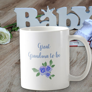 Mug Arrière-grand-mère à venir Nouveau bébé garçon en