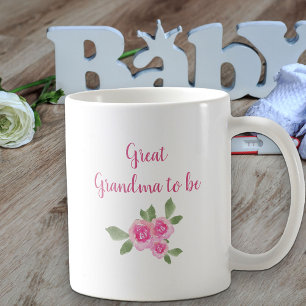 Mug Arrière-grand-mère pour Nouveau Bébé Fille en Rout