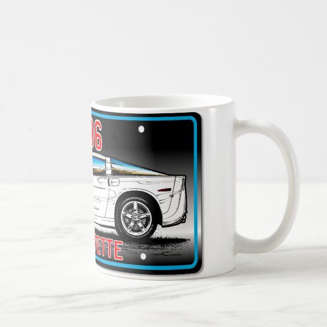 Mug Arrière - plan 2006 Art-Gris de plaque (Droite)