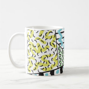 Mug Arrière - plan à main Abstraite 3