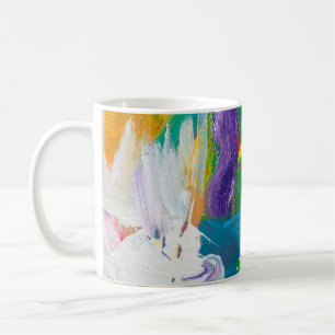 Mug Arrière - plan abstrait auto-fabriqué. abstrait, a