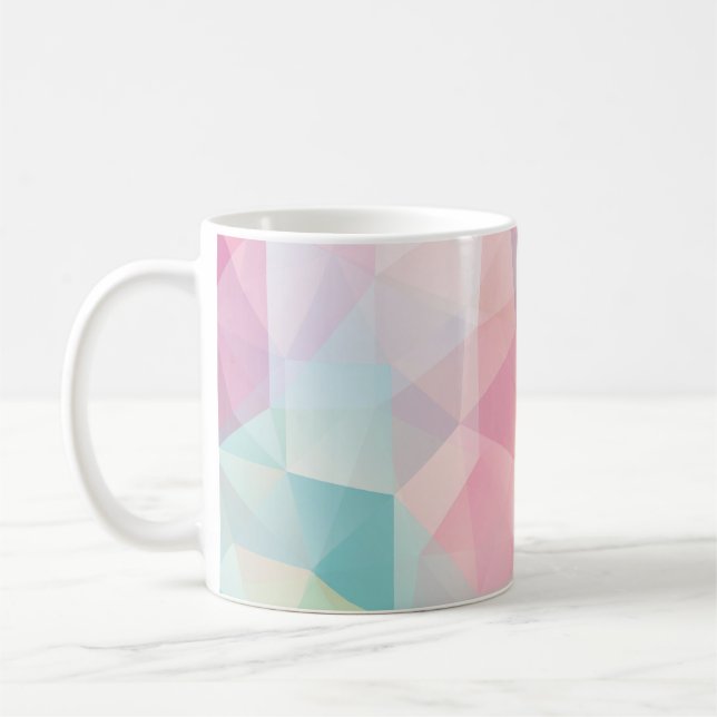Mug arrière - plan abstrait constitué de trianglesback (Gauche)