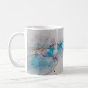 Mug Arrière - plan Abstrait de l'encre d'alcool