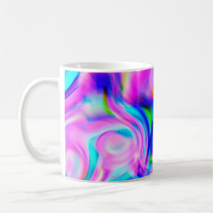 Mug Arrière - plan abstrait multicolore. Motif coloré.