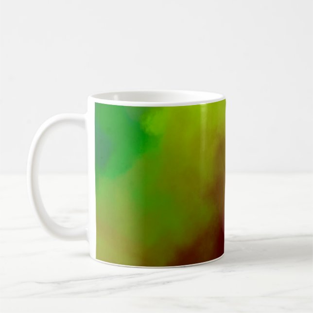 Mug Arrière - plan Abstrait peint brossé. Brosse (Gauche)