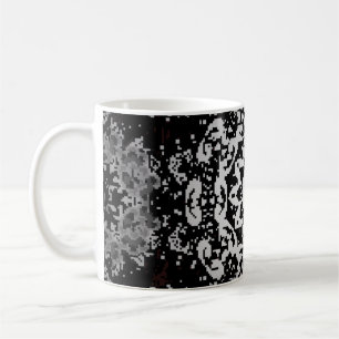 Mug arrière - plan Brown. Arrière - plan Doodle en vin