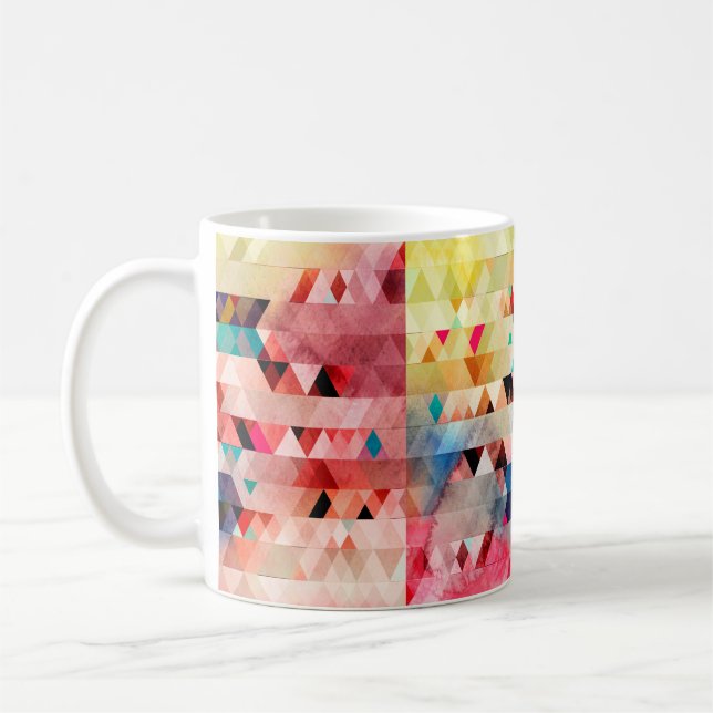 Mug arrière - plan d'aquarelle Abstrait et coloré (Gauche)