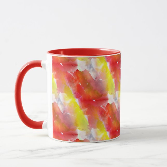 Mug Arrière - plan d'aquarelle de texture de (Gauche)