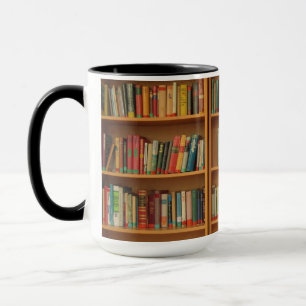 Mug arrière - plan de bibliothèque