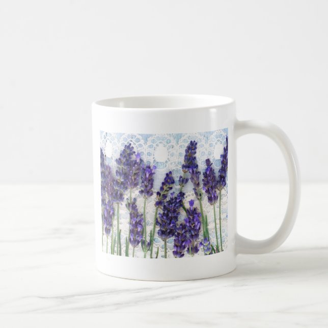 Mug arrière - plan de lavande (Droite)