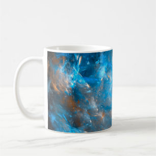 Mug Arrière-plan de l'espace futuriste, abstrait, Lig