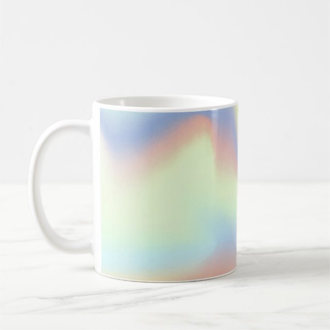 Mug Arrière - plan de maillage dégradé dans le style m (Gauche)