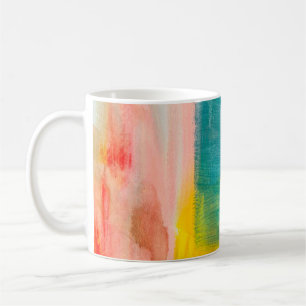 Mug Arrière - plan de peinture Abstraite colorée. Mode