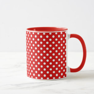 Mug Arrière - plan de point de polka