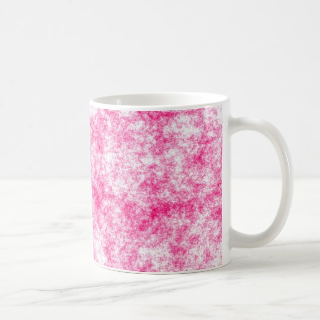 Mug Arrière - plan de texture de taches rose et blanc (Droite)
