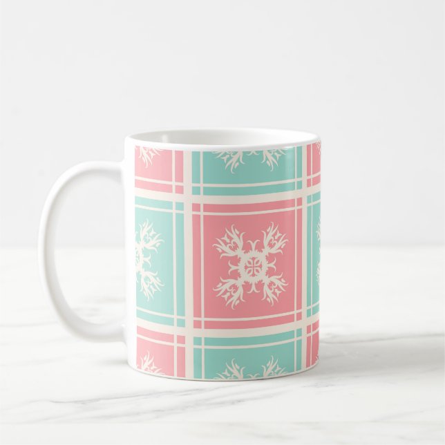 Mug Arrière - plan décoratif avec éléments sans soudur (Gauche)