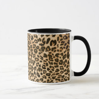 Mug Arrière - plan Empreinte de léopard