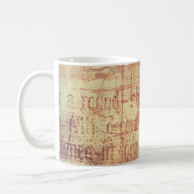 Mug Arrière - plan en aluminium vieilli (Gauche)