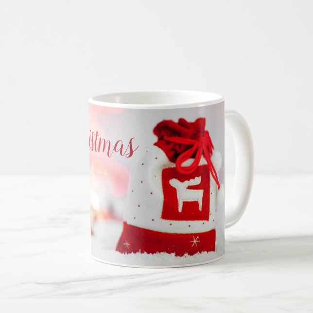 Mug Arrière - plan étincelant avec une belle rousse ro (Devant droit)