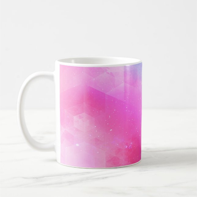 Mug Arrière - plan futuriste abstrait (Gauche)