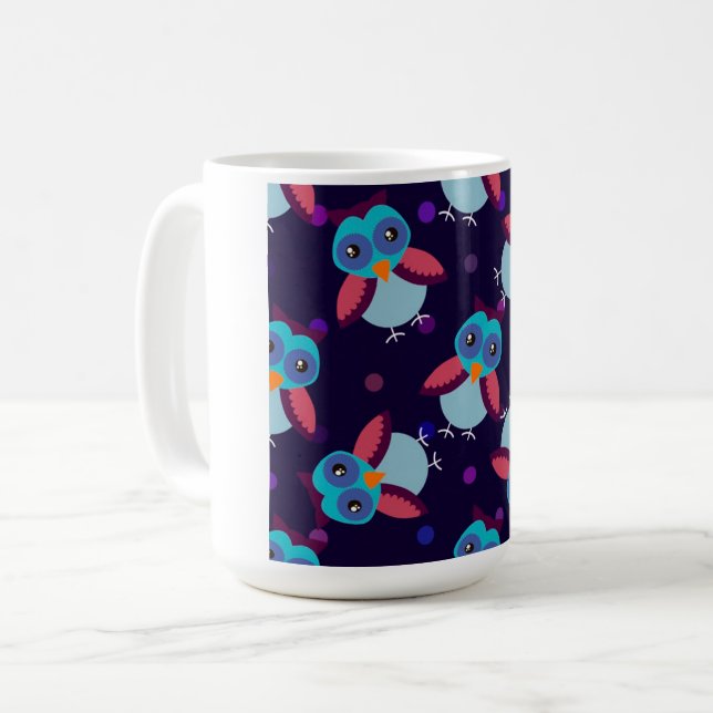 Mug arrière - plan motif owl (Devant gauche)