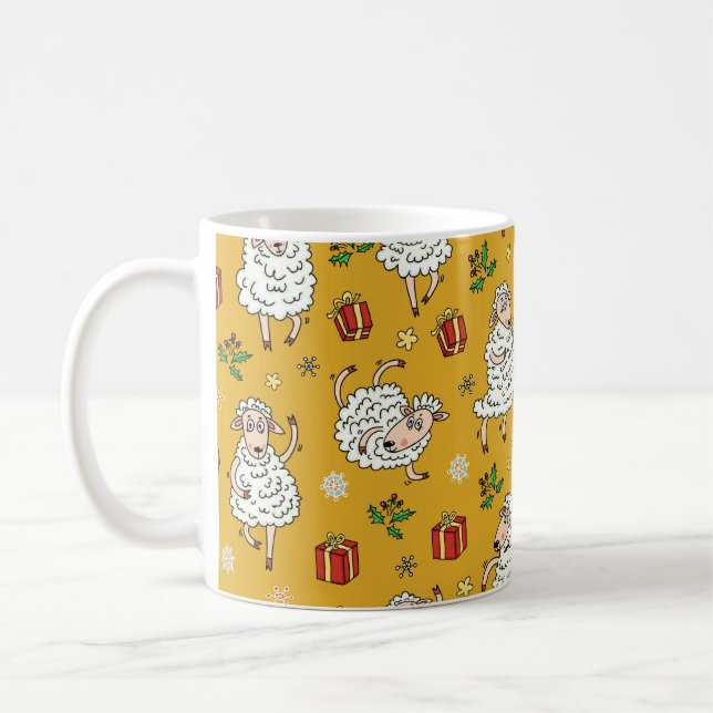 Mug arrière - plan mouton vintage (Gauche)