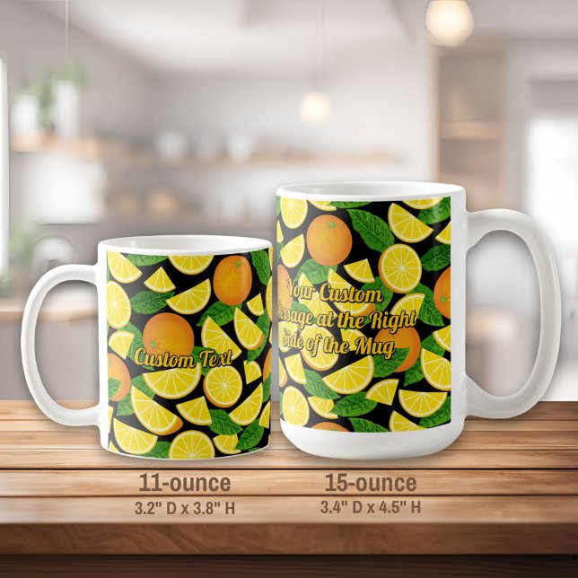 Mug Arrière - plan orange (Créateur téléchargé)