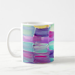 Mug Arrière - plan peint à la main abstrait créatif