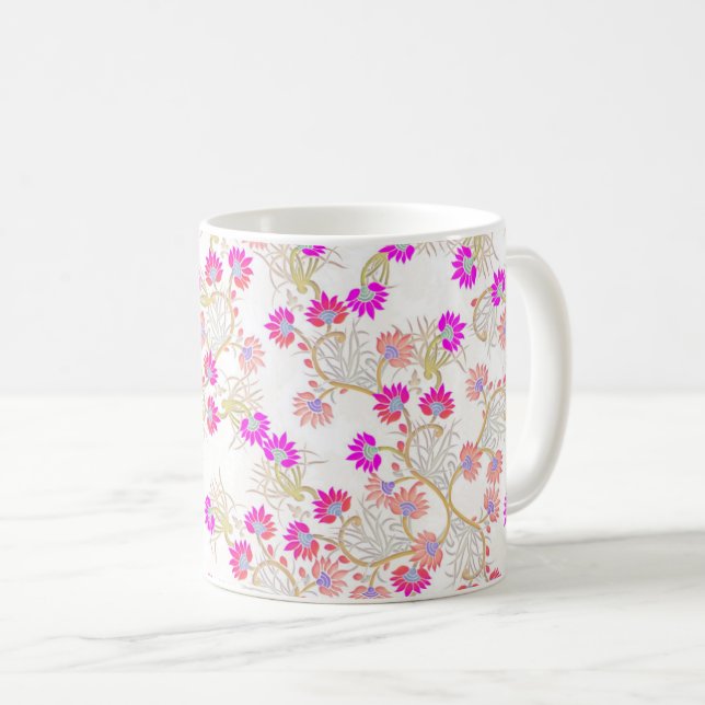 Mug Arrière - plan rose (Devant droit)