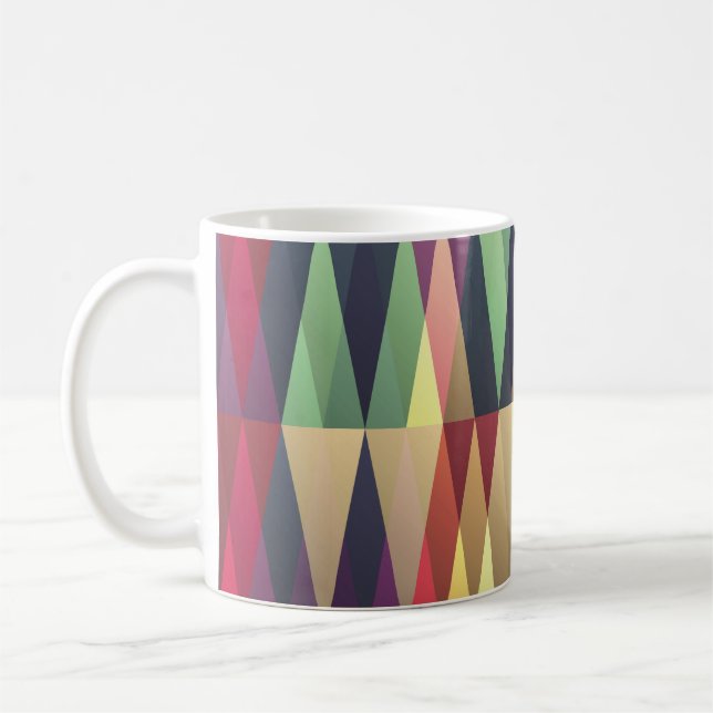 Mug Arrière - plan sans couture avec beaucoup de trian (Gauche)