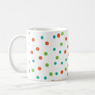 Mug Arrière - plan sans couture avec motif pois. Polka