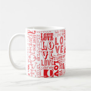 Mug arrière - plan sans couture dessiné à la main a