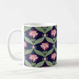 Mug Arrière - plan vintage floral sans couture. Fleur 