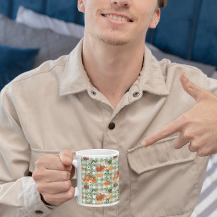 Mug Arrière - plans Citrouilles de Parties scintillant