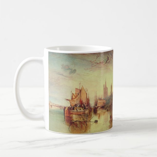 Mug Arrivée d'un bateau à vapeur par Joseph Turner (Gauche)
