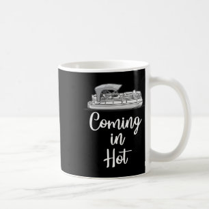 Mug Arrivée en trombe Bateau ponton Drôle de plaisanci