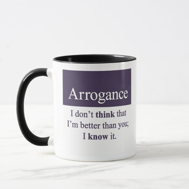 Mug Arrogance (Gauche)