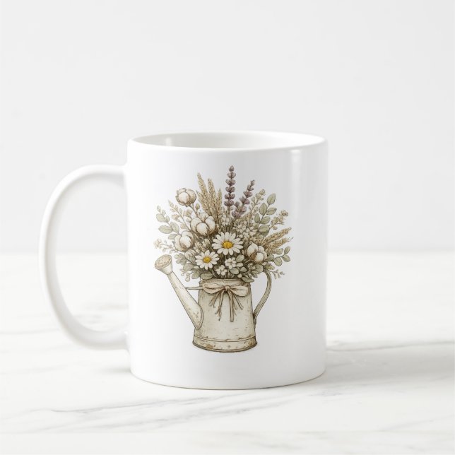 Mug Arrosoir de Ferme Rustique (Gauche)