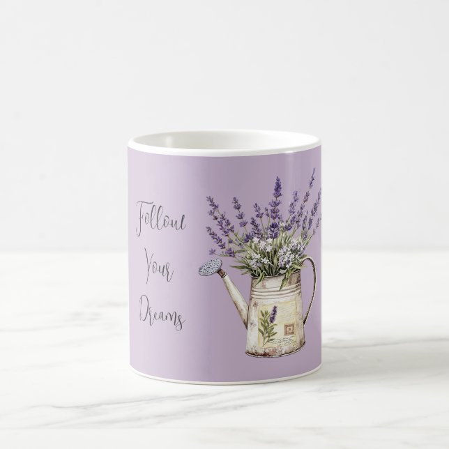Mug Arrosoir Fleurs de Lavande (Centre)
