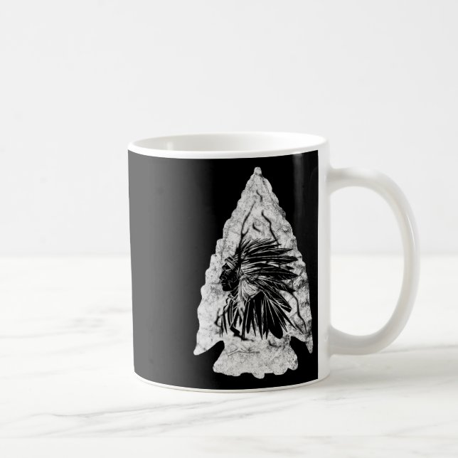 Mug Arrowhead Hunter Indian Chief Relic Hunter Native (Droite)