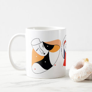 Mug Art Abstrait