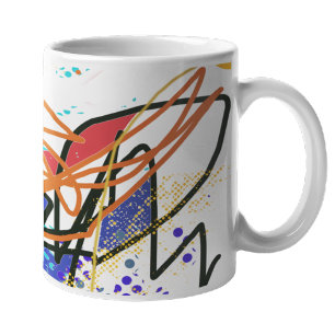 Mug Art Abstrait