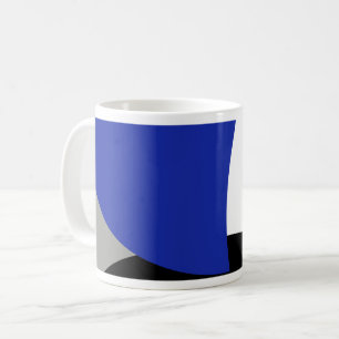 Mug Art Abstrait bleu jaune
