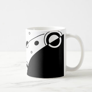 Mug Art Abstrait géométrique noir et blanc