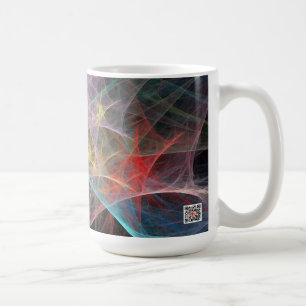 Mug Art Abstrait Glace Arc-en-ciel
