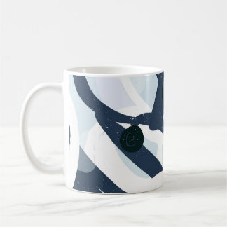 Mug Art Abstrait : Illustration de peinture transparen